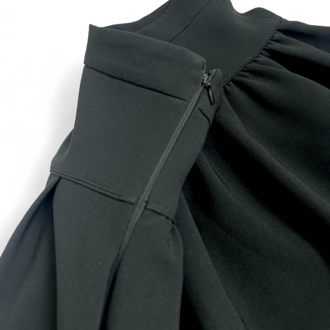 【美品】ミュウミュウ　miu miu フレアスカート　黒　ブラック　38