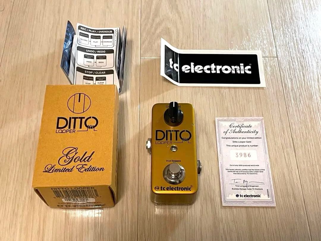 【GOLDエディション】TC Electronic Ditto ルーパー