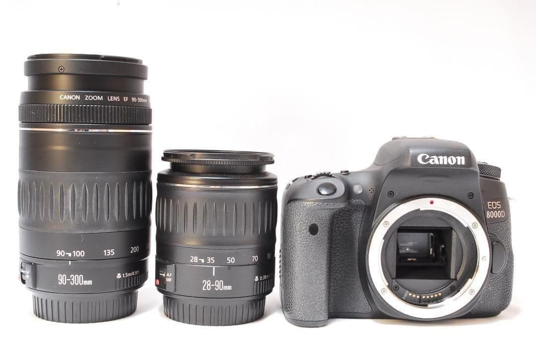 高画質✨美品✨Canon EOS 8000D✨超望遠ダブルレンズ✨Wi-Fi接続