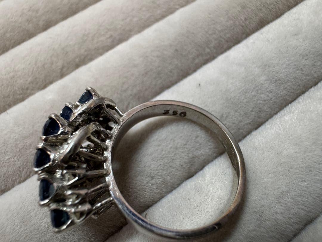 K14WG リング 重さ5.04g ホワイトゴールド14金 刻印あり