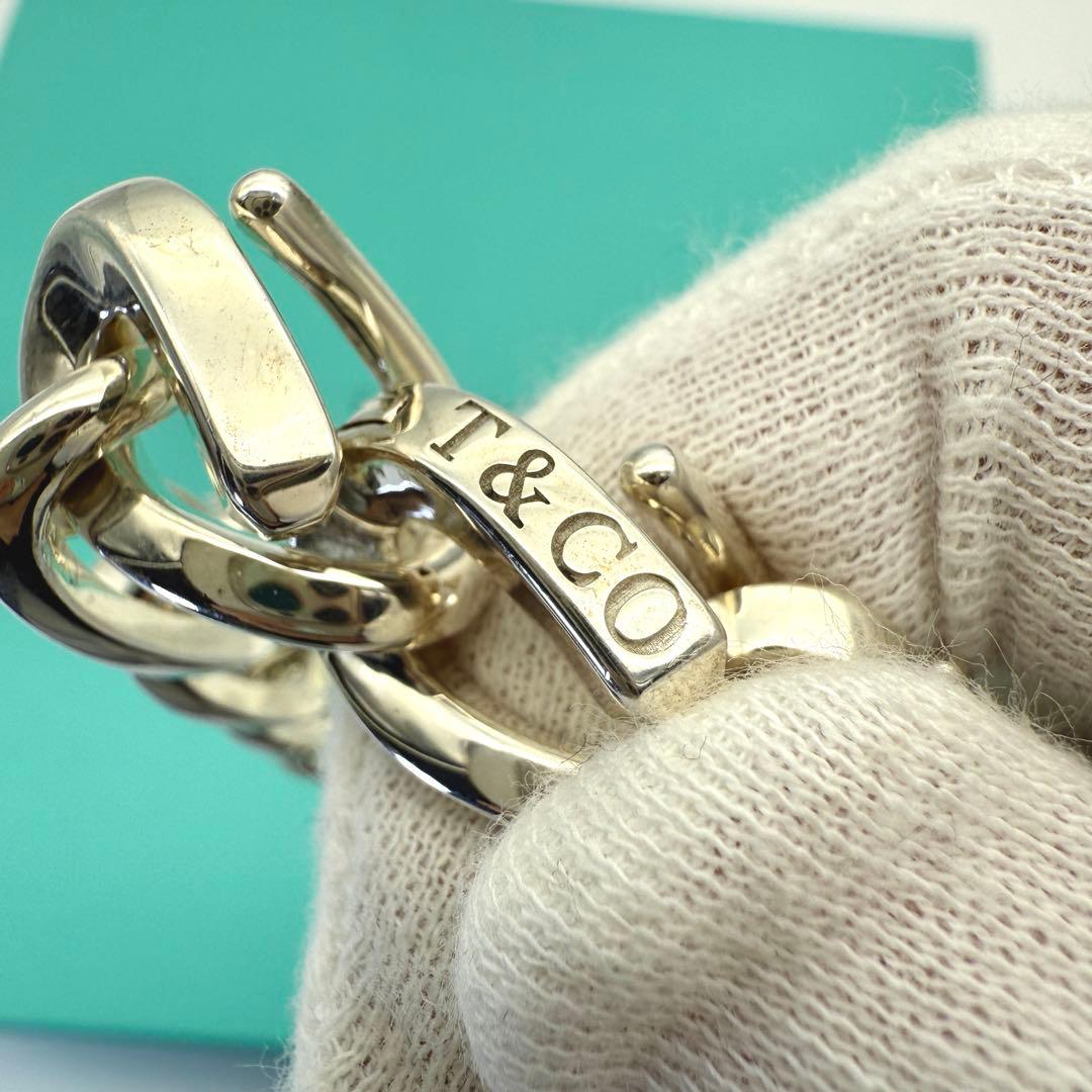 極美品 Tiffany フォージ ラージリンク ブレスレット シルバー 15コマ