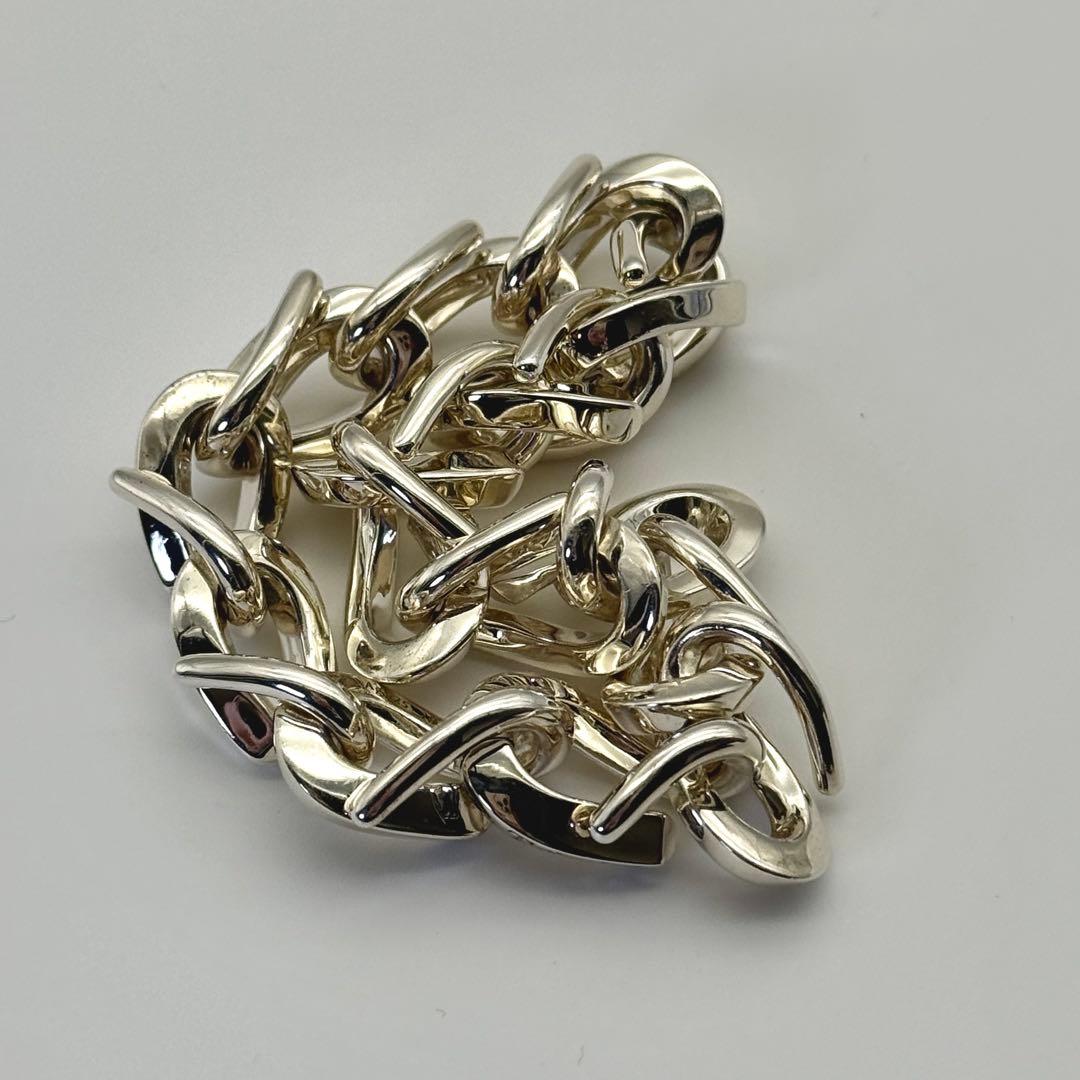 極美品 Tiffany フォージ ラージリンク ブレスレット シルバー 15コマ