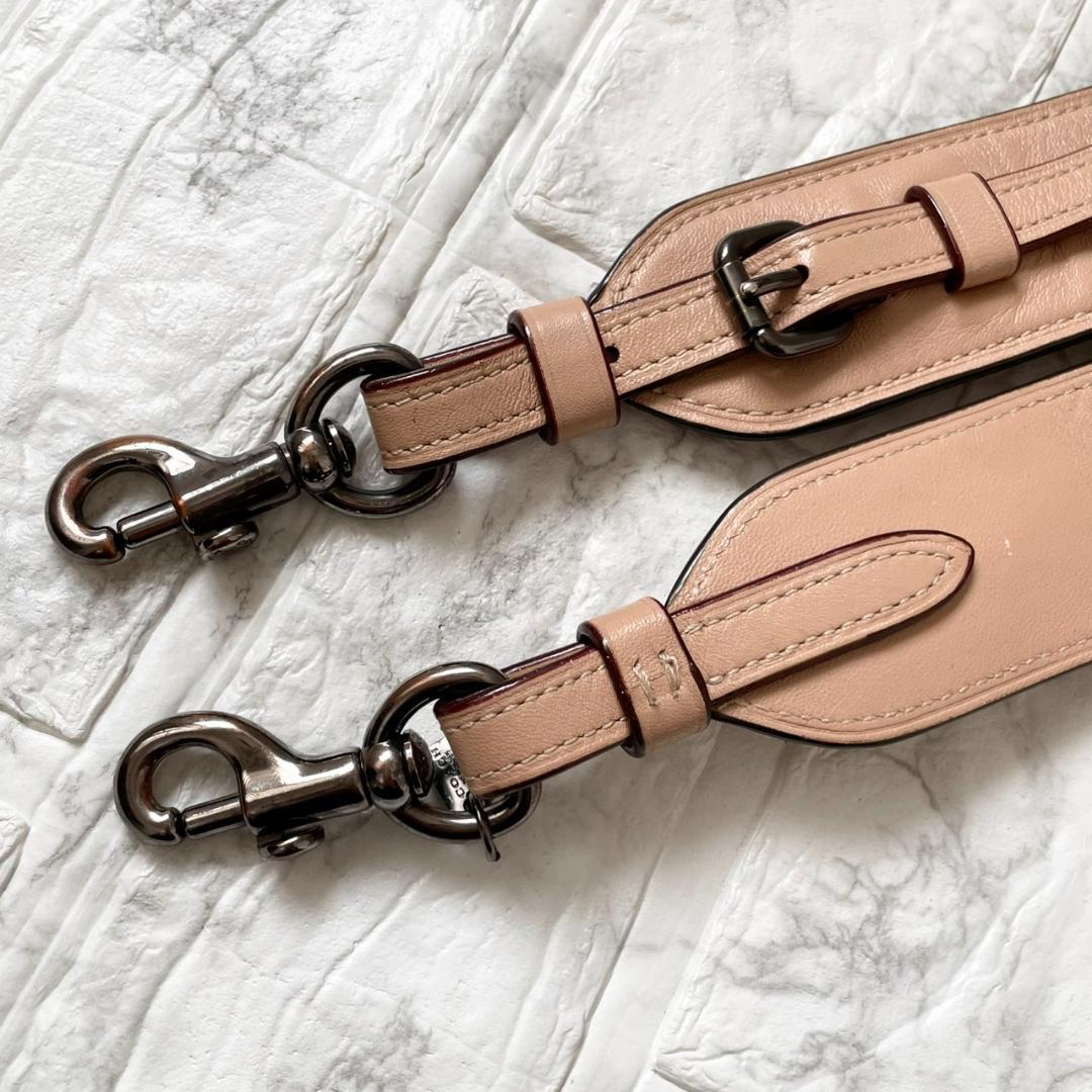 極美品✨COACH コーチ ティーローズ フラワー　ショルダーストラップ