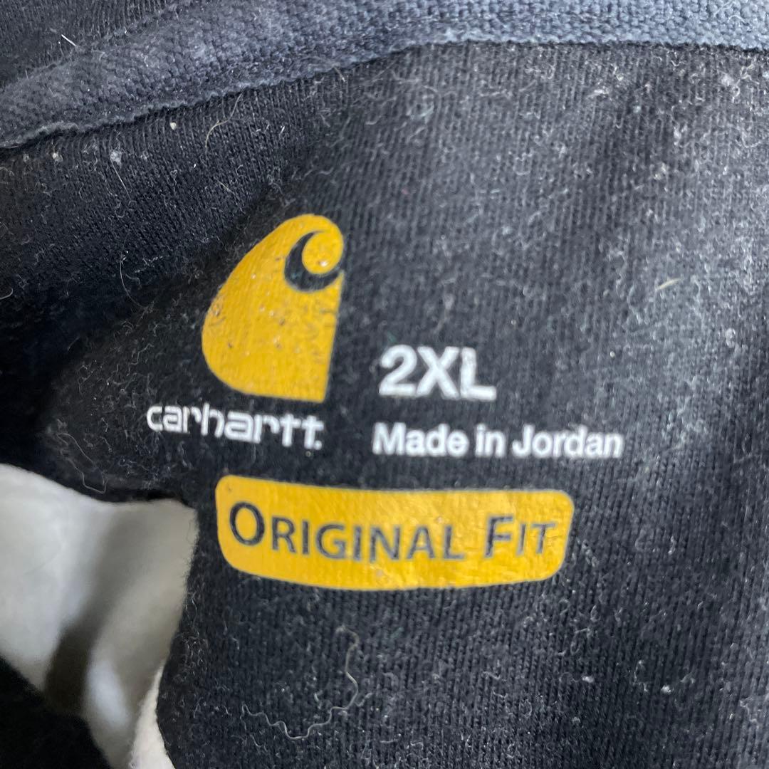 カーハート　リアルツリー　迷彩　スウェットパーカー　サイドプリント　2XL