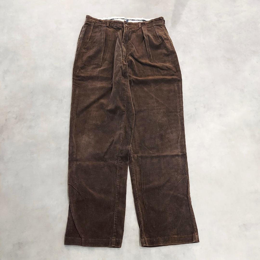 ポロ ゴルフ ラルフローレン W34 ポロチノ コーデュロイ 90s 16199