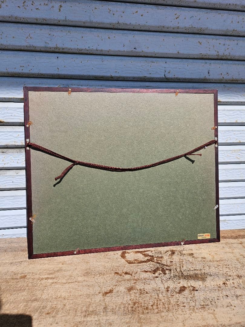 アンティーク ゴブラン織り 額装 タペストリー フランス 美術品 壁掛け