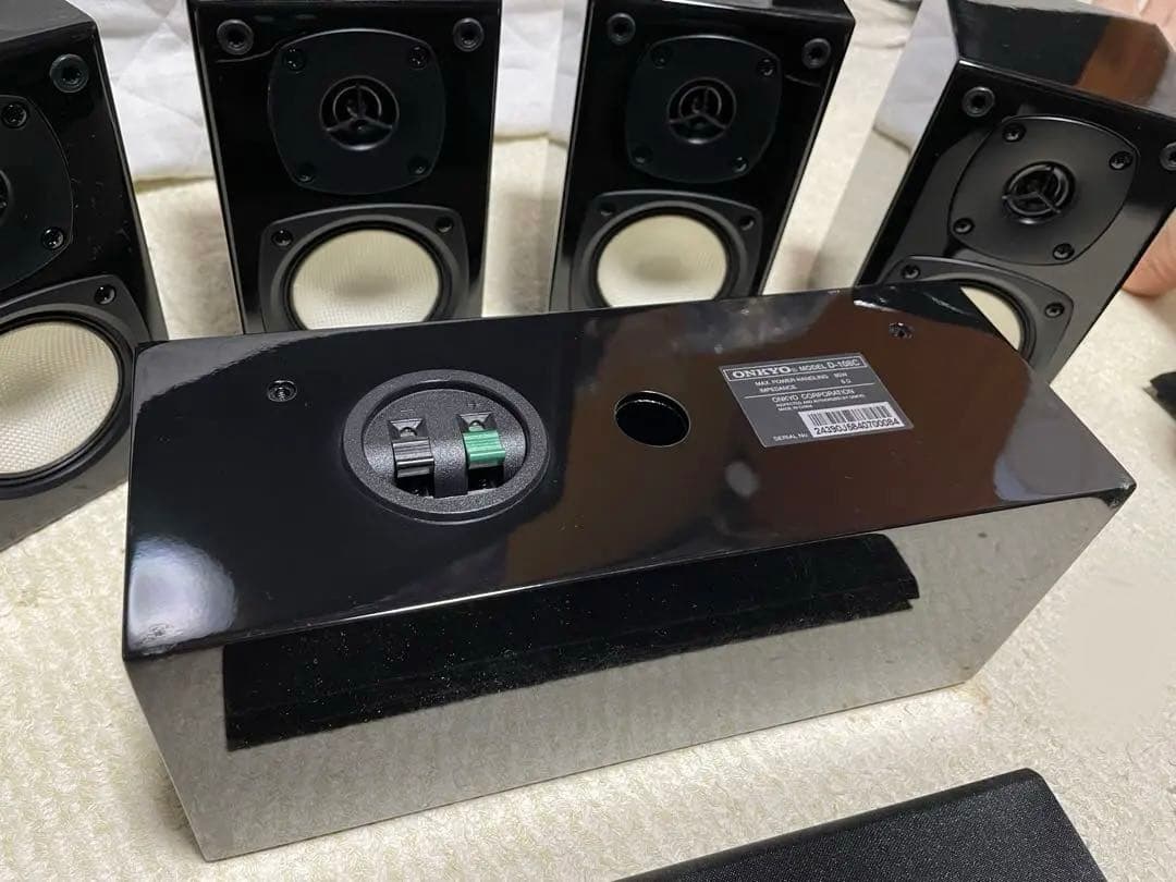 【ケーブル27M付き】ONKYOスピーカー5個 ST-V20HD/D-108C