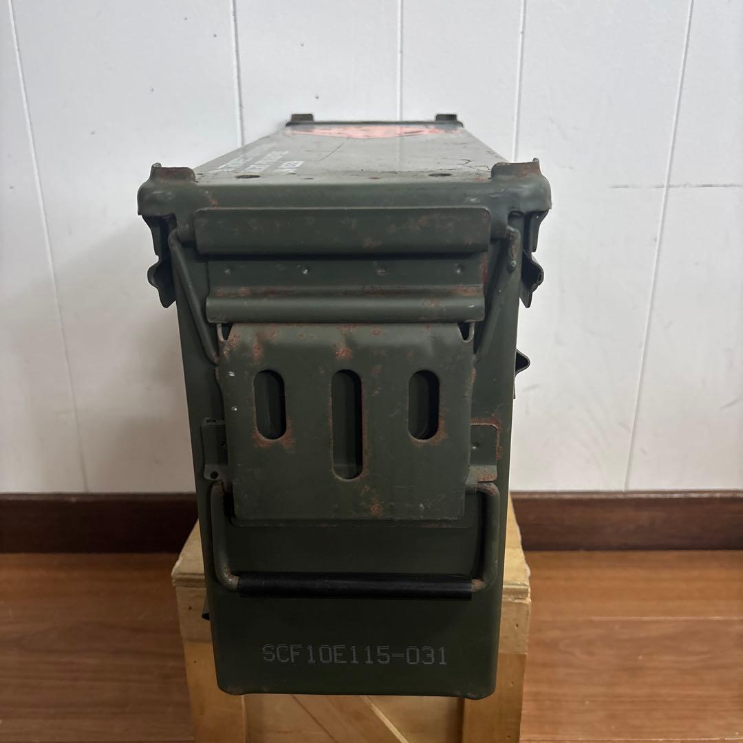 米軍　実物　AMMO BOX 40mm 32CARTRIDGES 弾薬箱　②