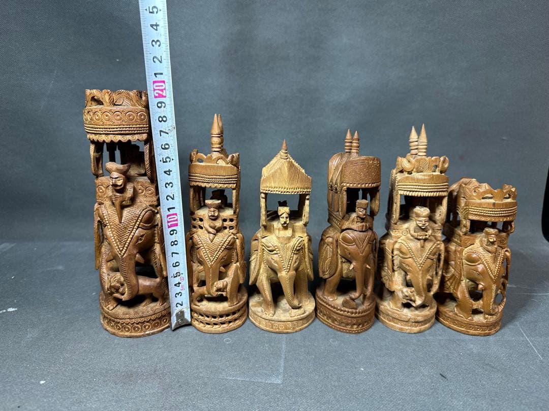 インド　白檀　象そう　木彫り　仏教美術　仏像 骨董 木像　木製　仏教　密教