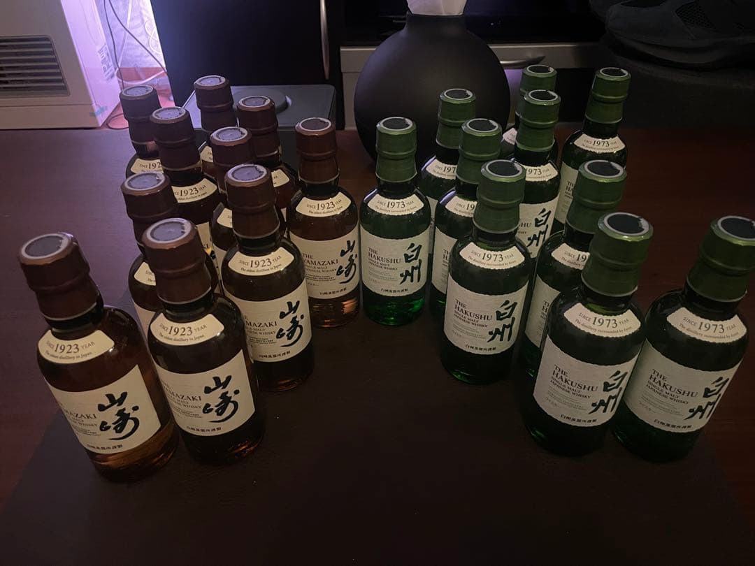 山崎・白州ミニボトル（180ml） 20本セット