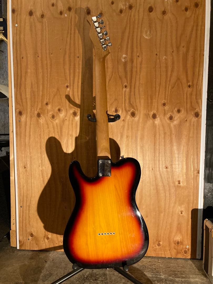 Bacchus テレキャスタースタイル エレキギター サンバースト　フレットレス