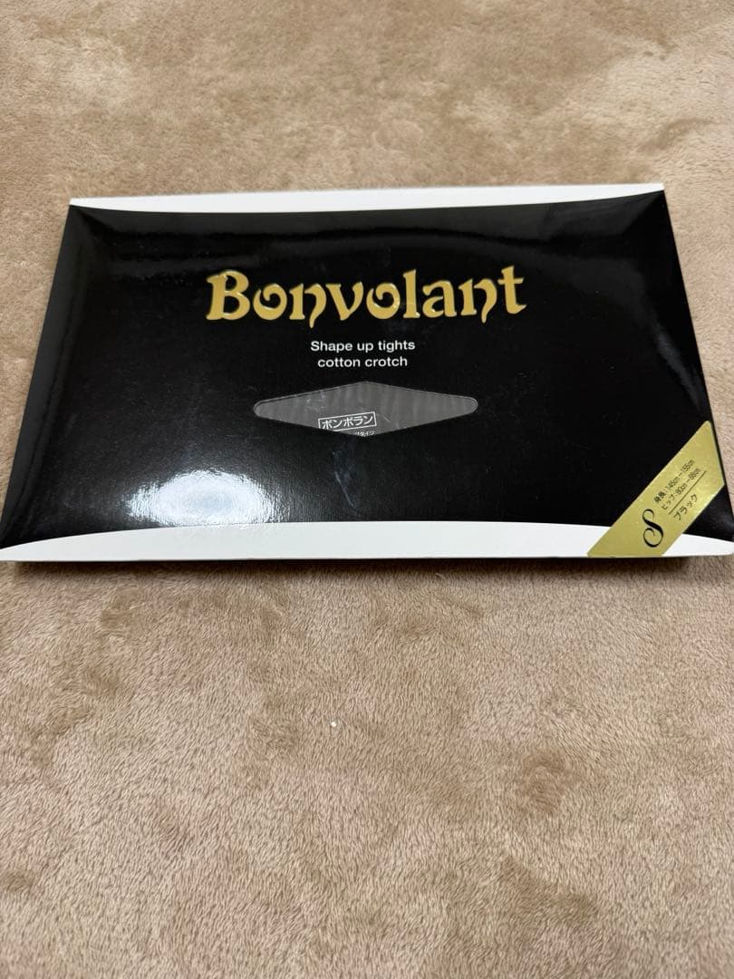 ①新品未使用　ボンボラン　タイツ　ブラック　黒S