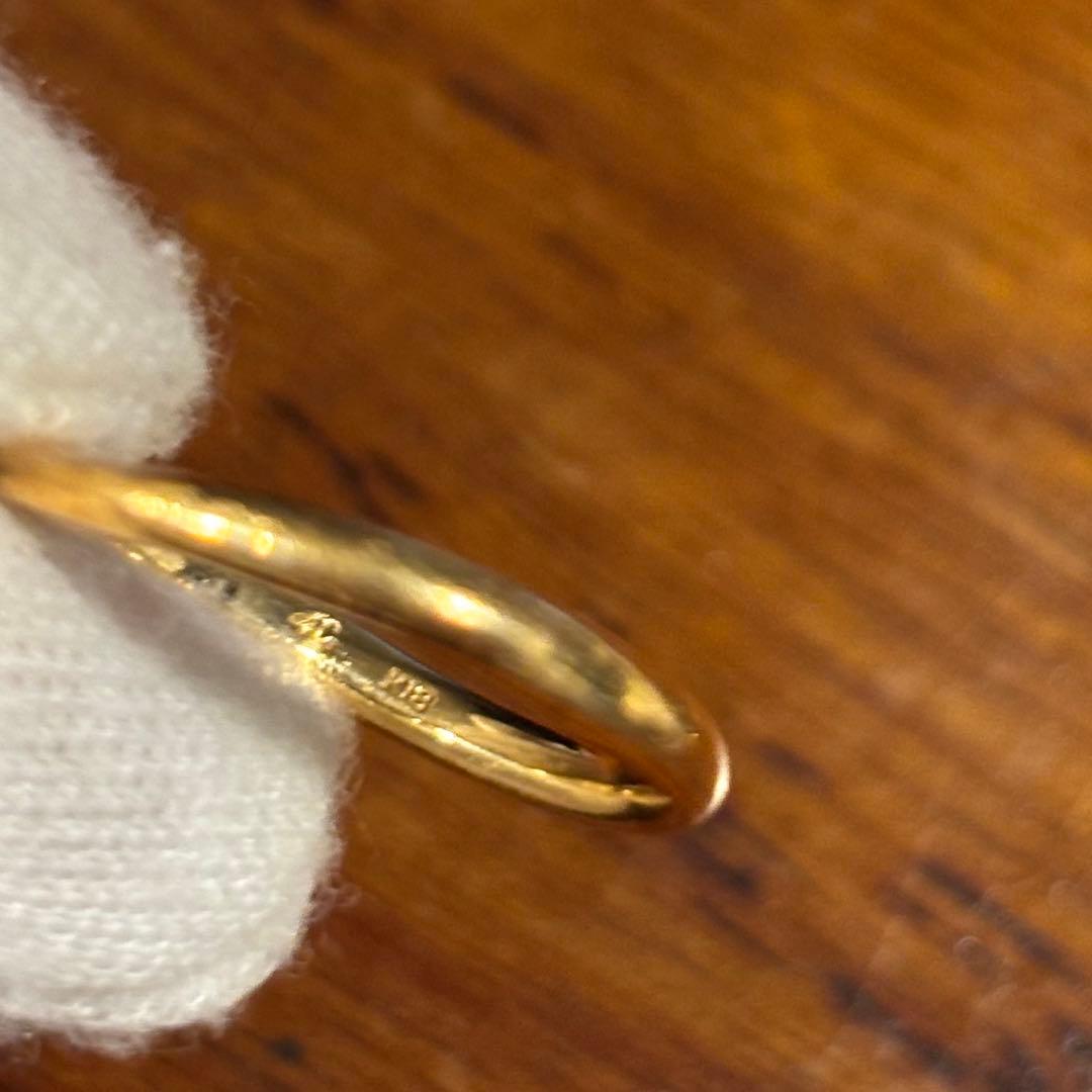 4℃ヨンドシー　K18ダイヤモンドリング