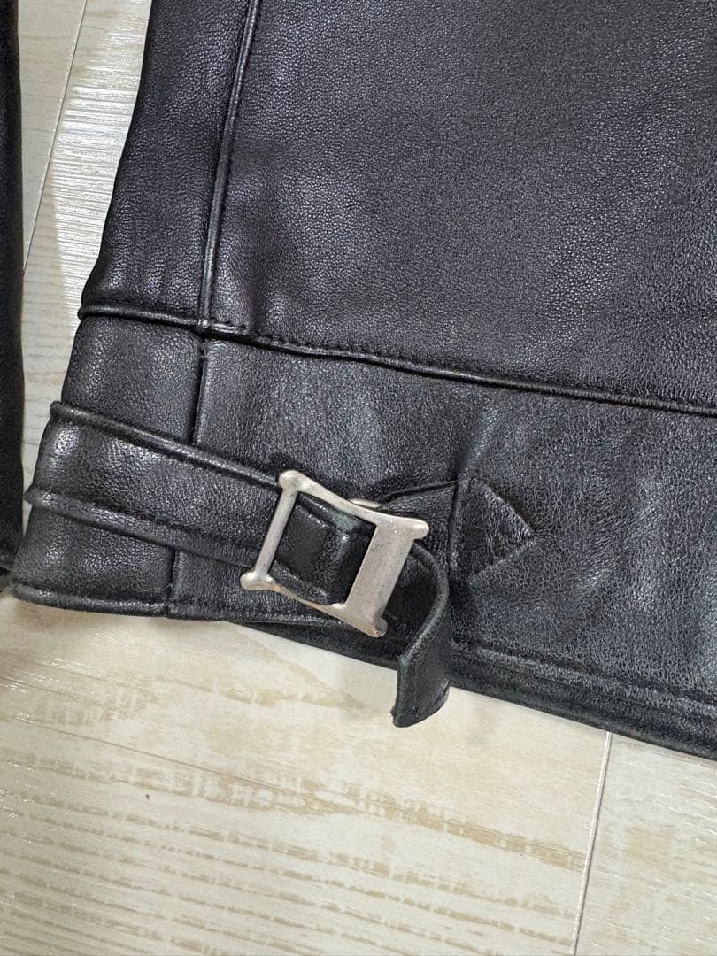 666 シープスキン シングルライダースジャケット 34