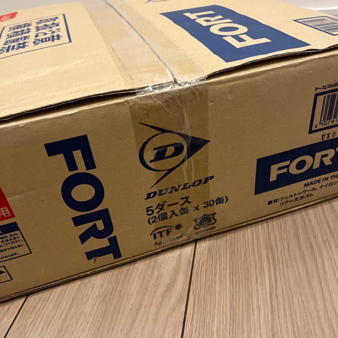 【新品】 Dunlop　ダンロップ フォート　1箱60球
