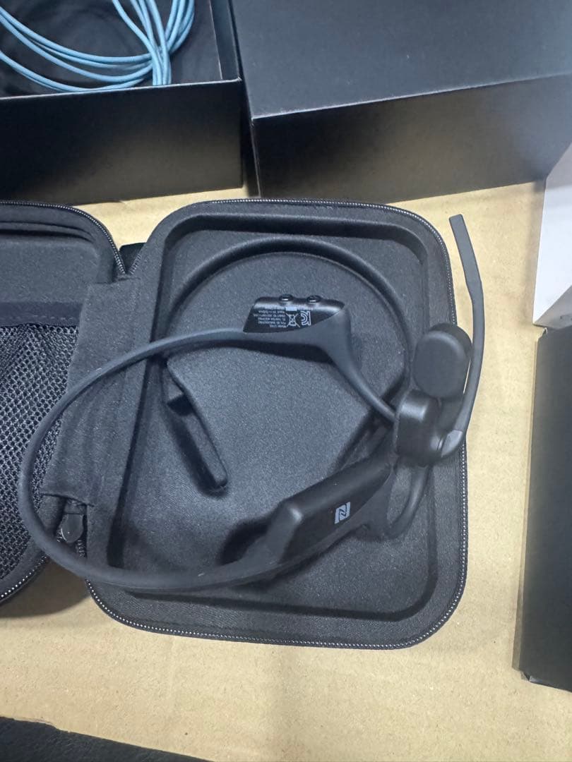 SHOKZ OPENCOMM 骨伝導 マイク付き ヘッドセット ハンズフリー