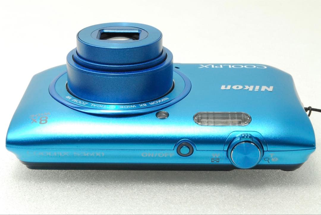 Nikon COOLPIX S3600❤️スマホ転送 動作確認済 ニコン ブルー