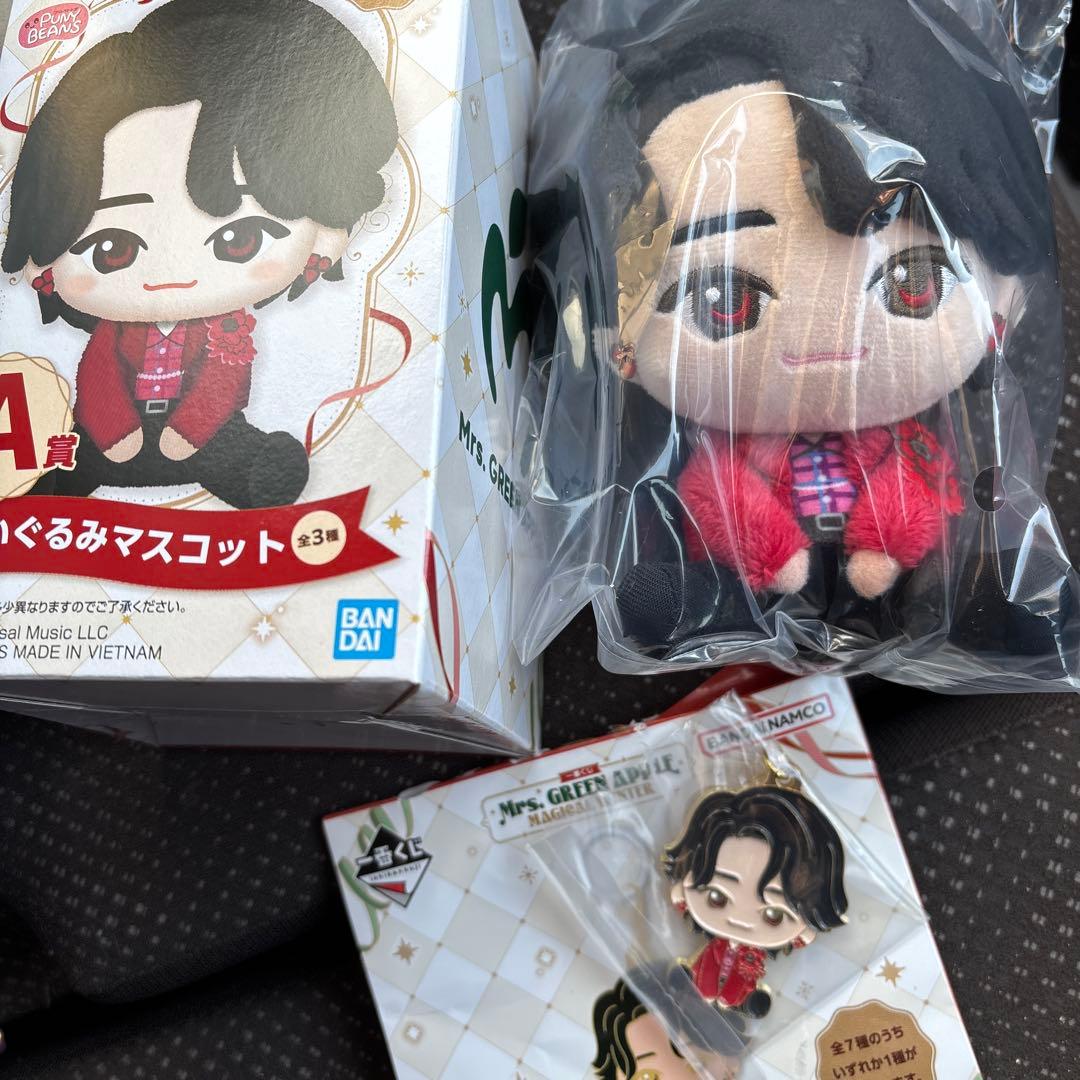J*e様 Mrs. GREEN APPLE ぬいぐるみマスコット　A賞　F賞　大