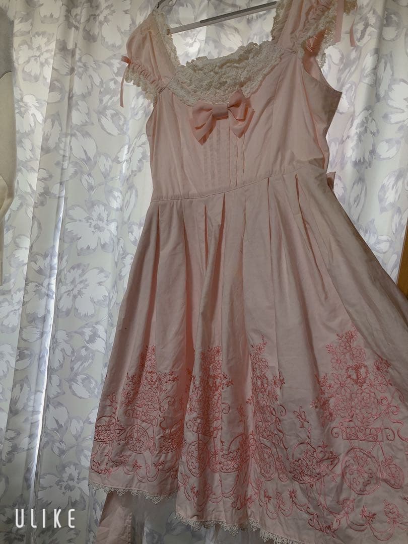 ベイビーザスターズ花車刺しゅう ジャンパースカート