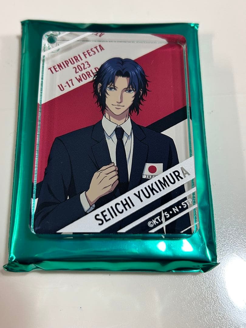 テニフェス2023　スクエアアクリルキーホルダー　代表スーツ 幸村精市