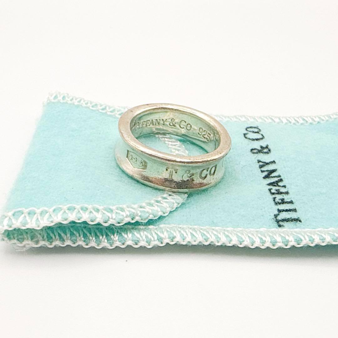 2736-3 保存箱付き人気✨Tiffany ナローリング　指輪　　12号