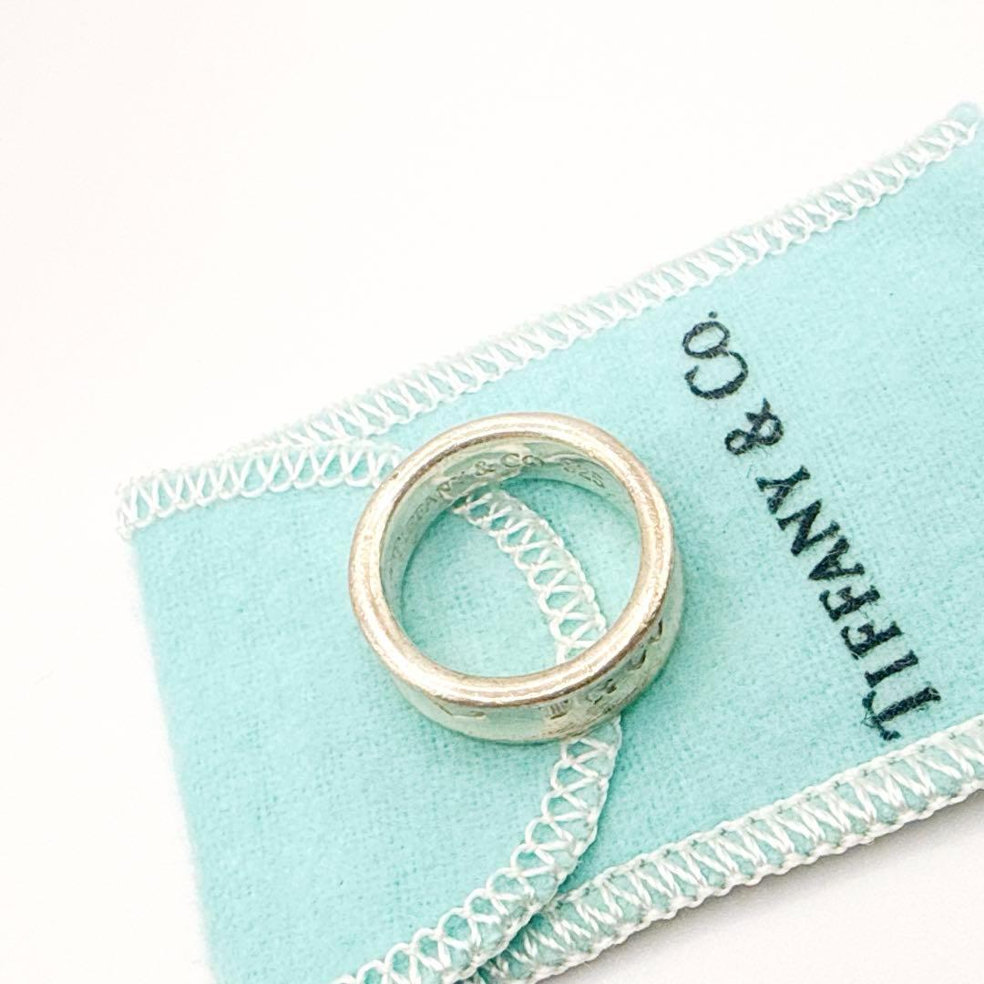 2736-3 保存箱付き人気✨Tiffany ナローリング　指輪　　12号