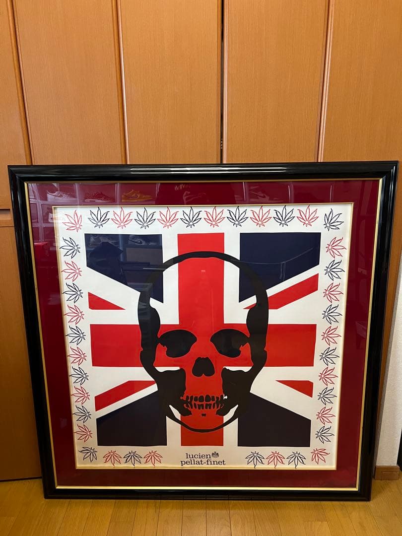 ルシアン　ペラフィネ　スカルデザインアート作品（黒フレーム）