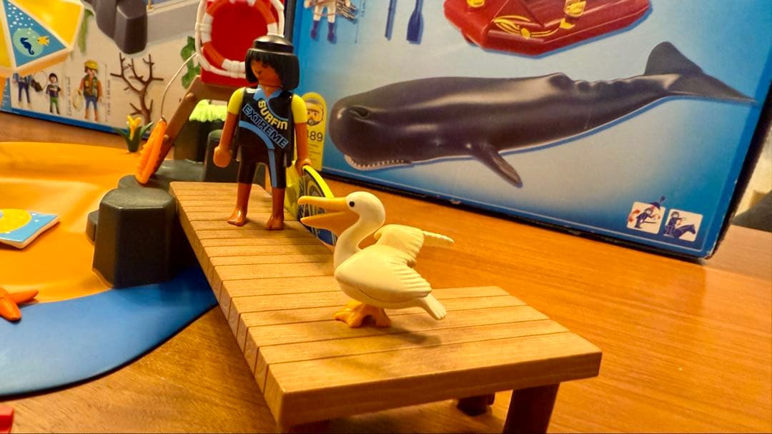 プレイモービル 海の生き物系まとめ売り＋おまけ付き【3135】【4489】