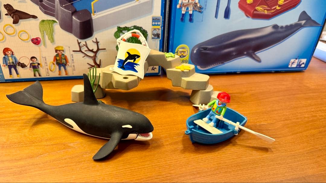 プレイモービル 海の生き物系まとめ売り＋おまけ付き【3135】【4489】