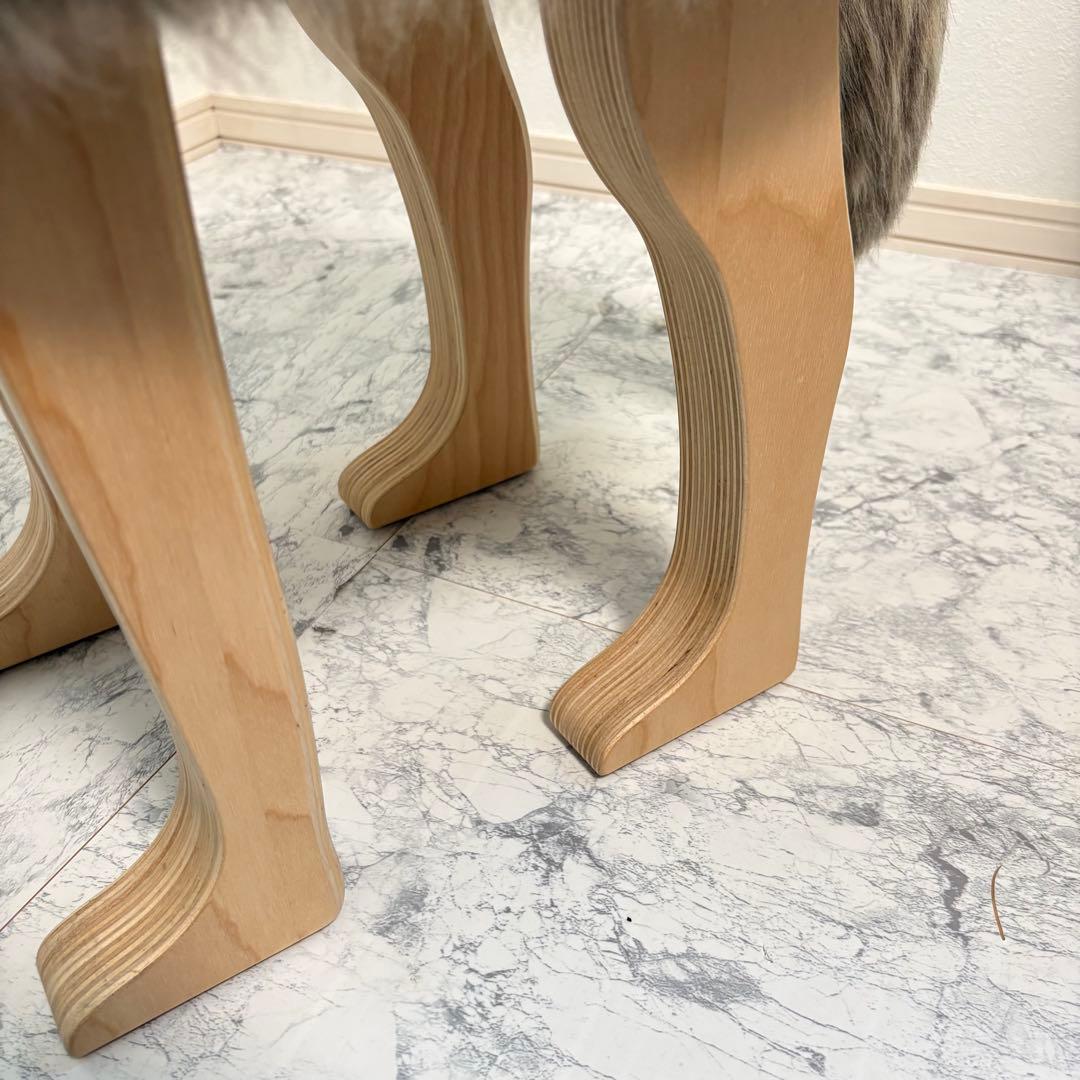 美品✨清潔✨h×TAKUMI 匠工芸 アニマルスツール Lサイズ　展示品