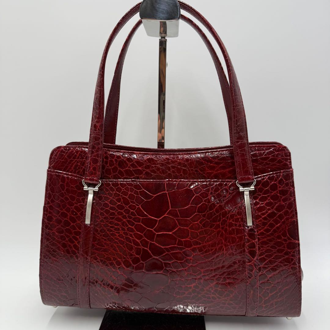 【超美品　未使用級】　激レア　JRA タートルレザー　ハンドバッグ　草履セット