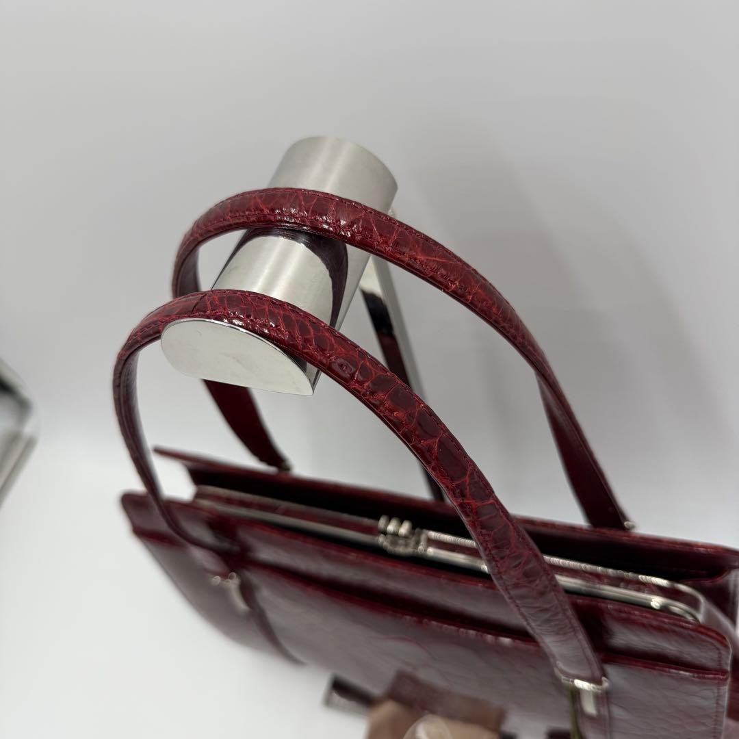 【超美品　未使用級】　激レア　JRA タートルレザー　ハンドバッグ　草履セット