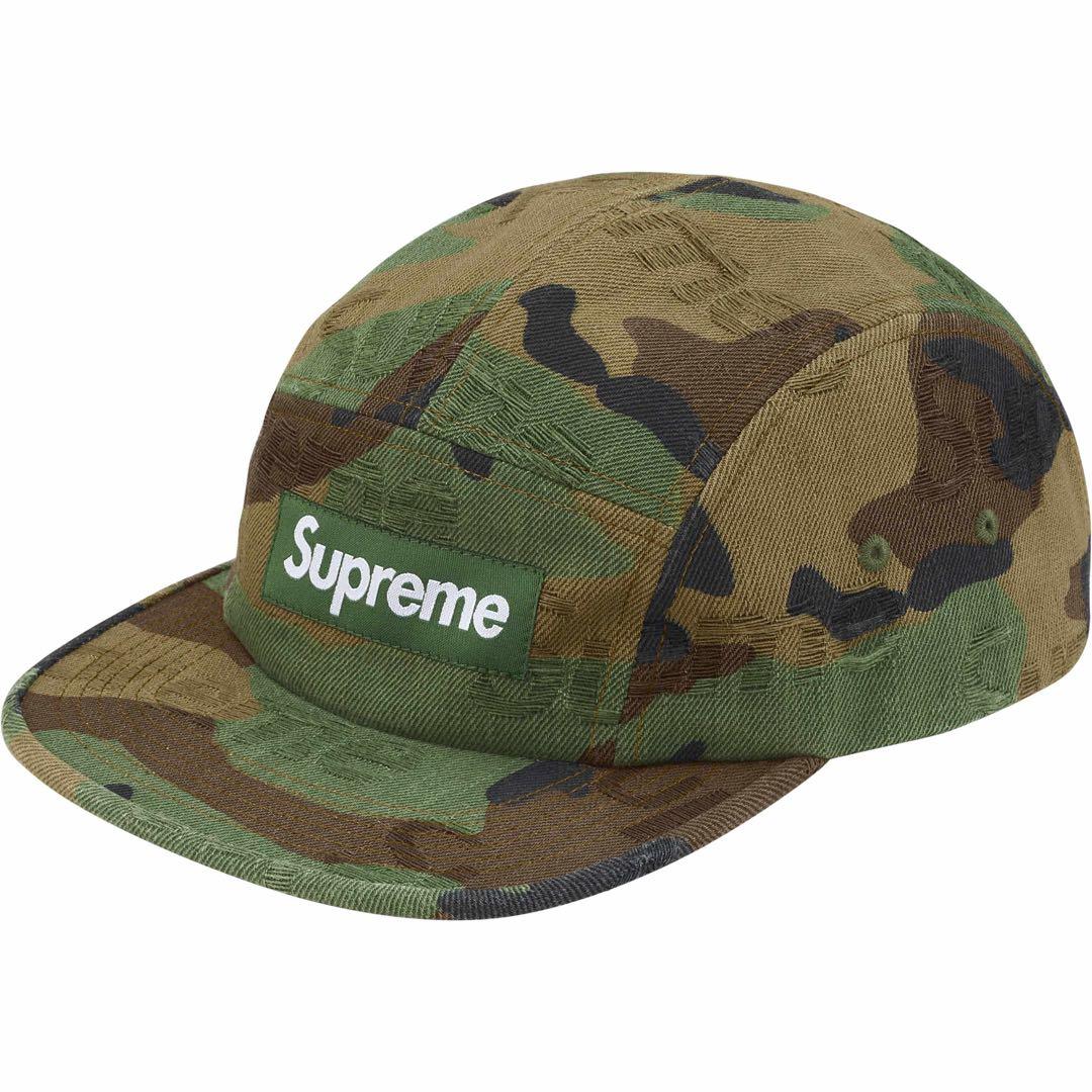 【新品未使用】Supreme Jacquard Logos Camp Cap