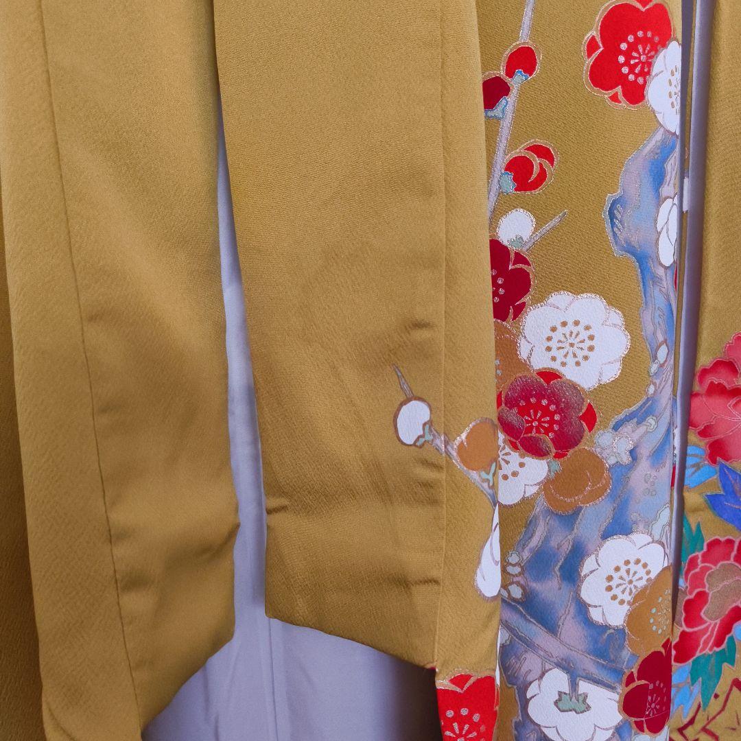 『6点セット』からし色　振袖