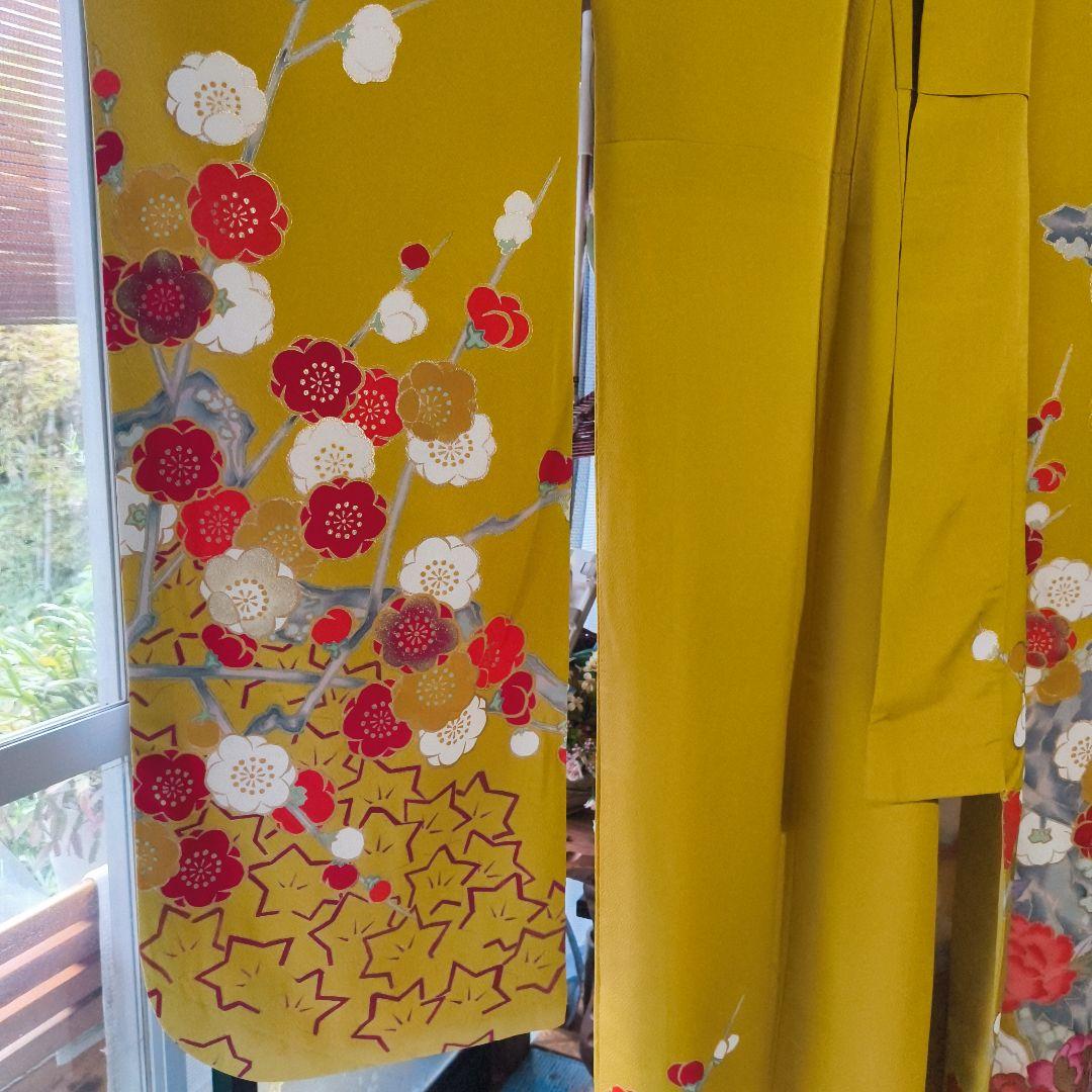 『6点セット』からし色　振袖