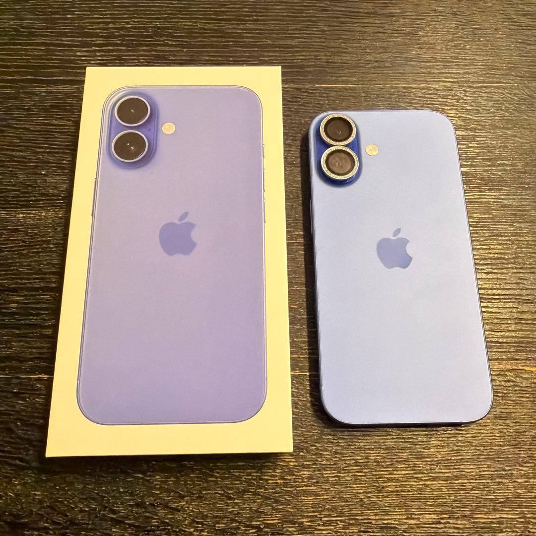 匿名発送 美品 iPhone 16 128GB ウルトラマリン 本体
