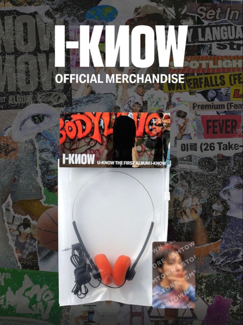 U-KNOW HEADPHONES SET 東方神起　ユノ　ヘッドホン