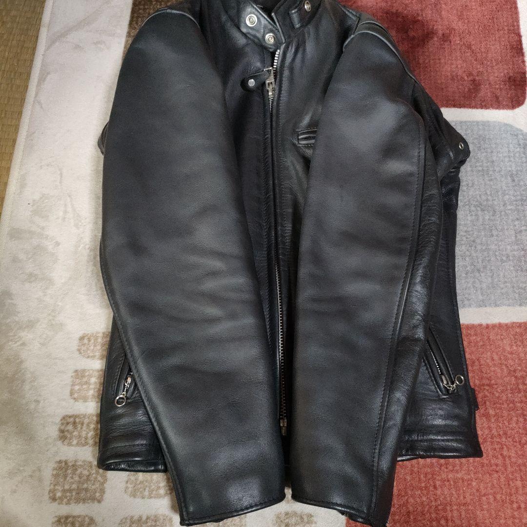 重厚な革質　美品　人気 Schott　641 牛タグ　３４ ヘビーステアハイド