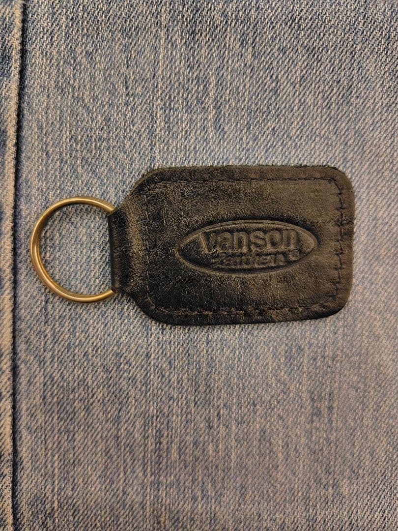 VANSON/シングルライダースジャケット/ブラック/レア？美品