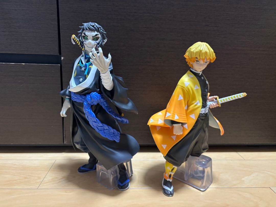 一番くじ 鬼滅の刃〜雷の兄弟〜　A賞 善逸・B賞 獪岳　フィギュアセット