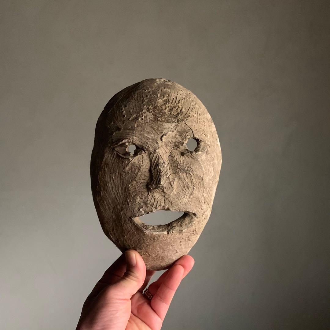 熊谷幸治 さんの 人面土器 現代美術 仮面 アート