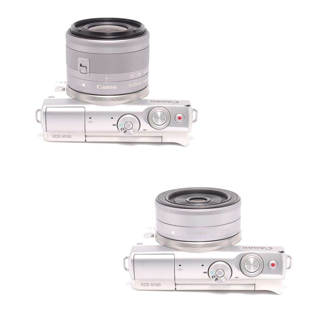 ❤即購入1000円OFF❤美品❤ キャノン EOS M100 ダブルレンズキット