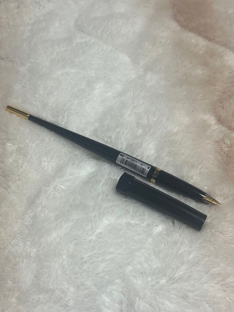 廃番 新品未使用 14金ペン先 プラチナ デスクペン 万年筆 字幅EF