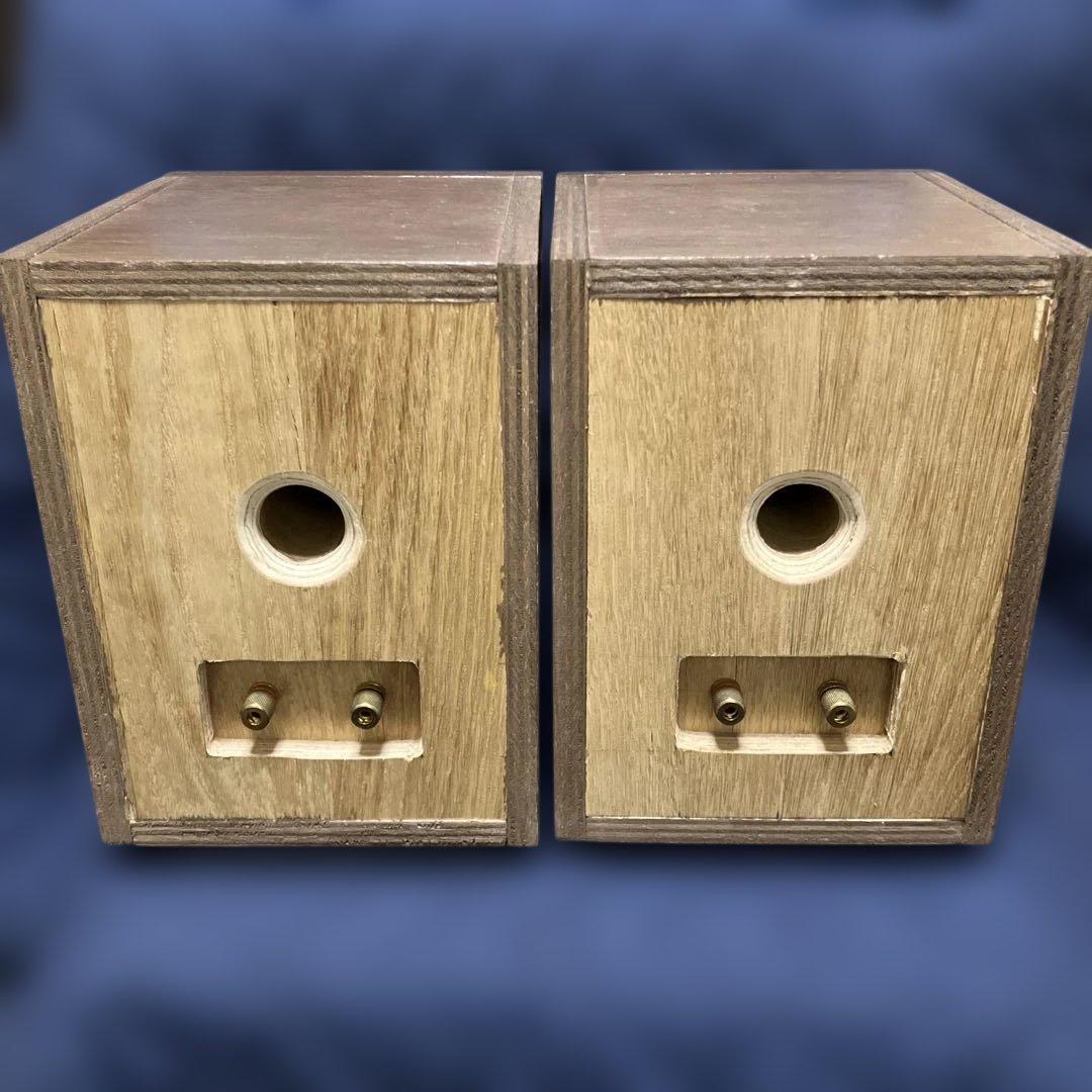 【新年特価】《完動品》木製スタック型スピーカー 2ウェイ2スピーカー