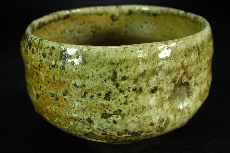 茶道具 古信楽 茶碗 在印 時代箱 骨董(K-YC524)