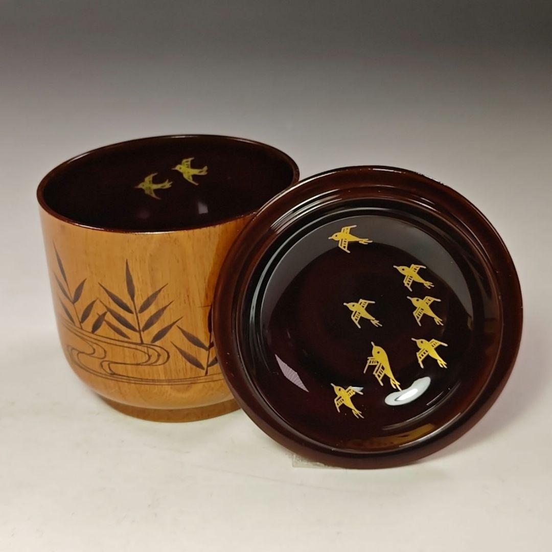 イ687　棗『高橋正良作』 『淡々斎好　苫屋　棗　共箱』茶道具　漆塗