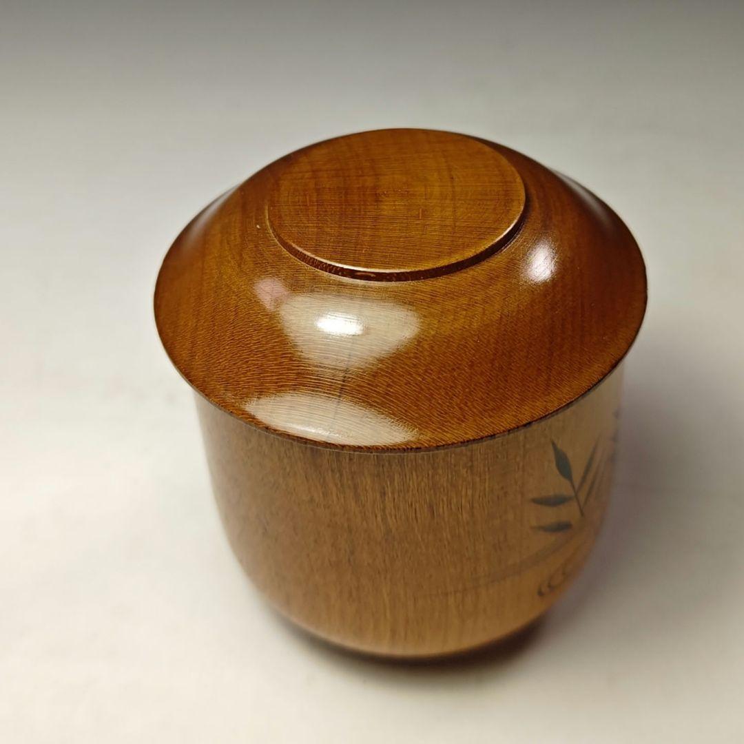 イ687　棗『高橋正良作』 『淡々斎好　苫屋　棗　共箱』茶道具　漆塗