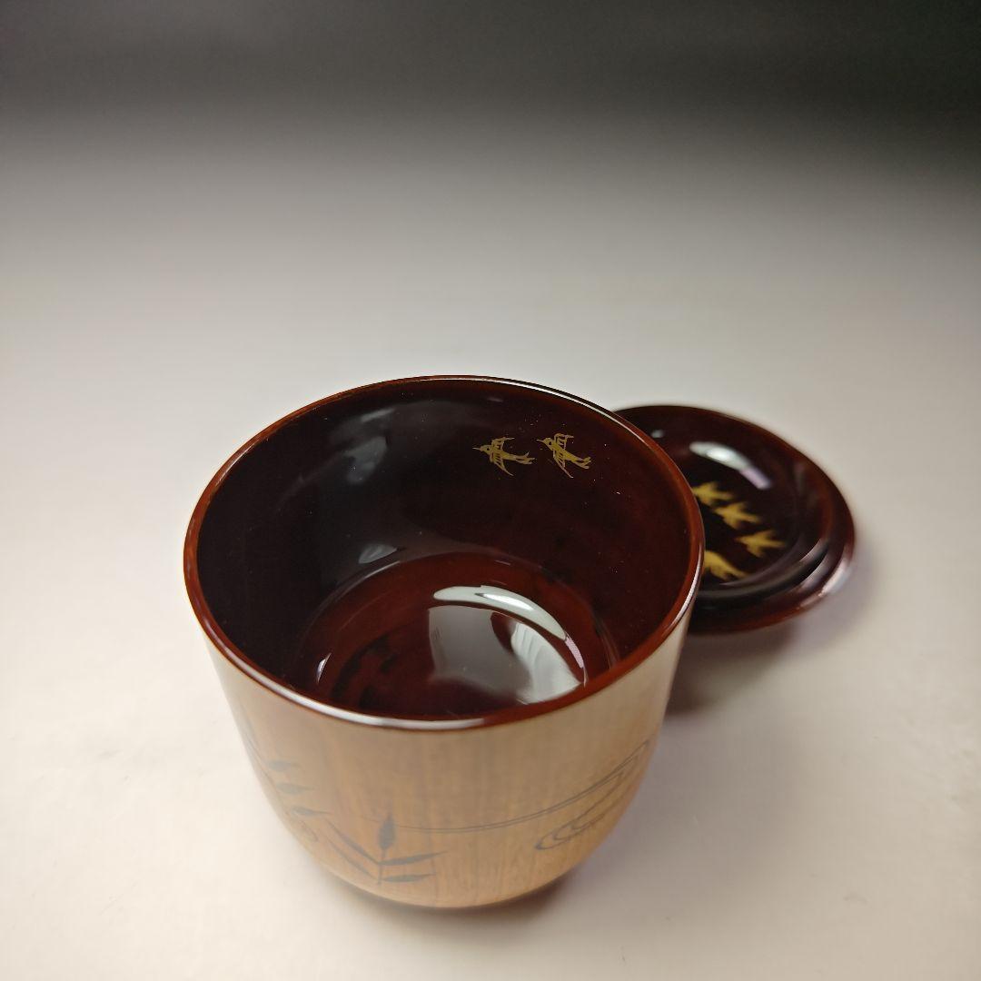 イ687　棗『高橋正良作』 『淡々斎好　苫屋　棗　共箱』茶道具　漆塗