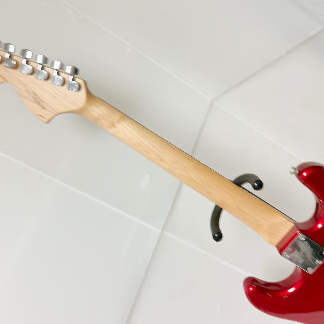 美品 Squier スクワイヤー ストラトキャスター Affinity 赤