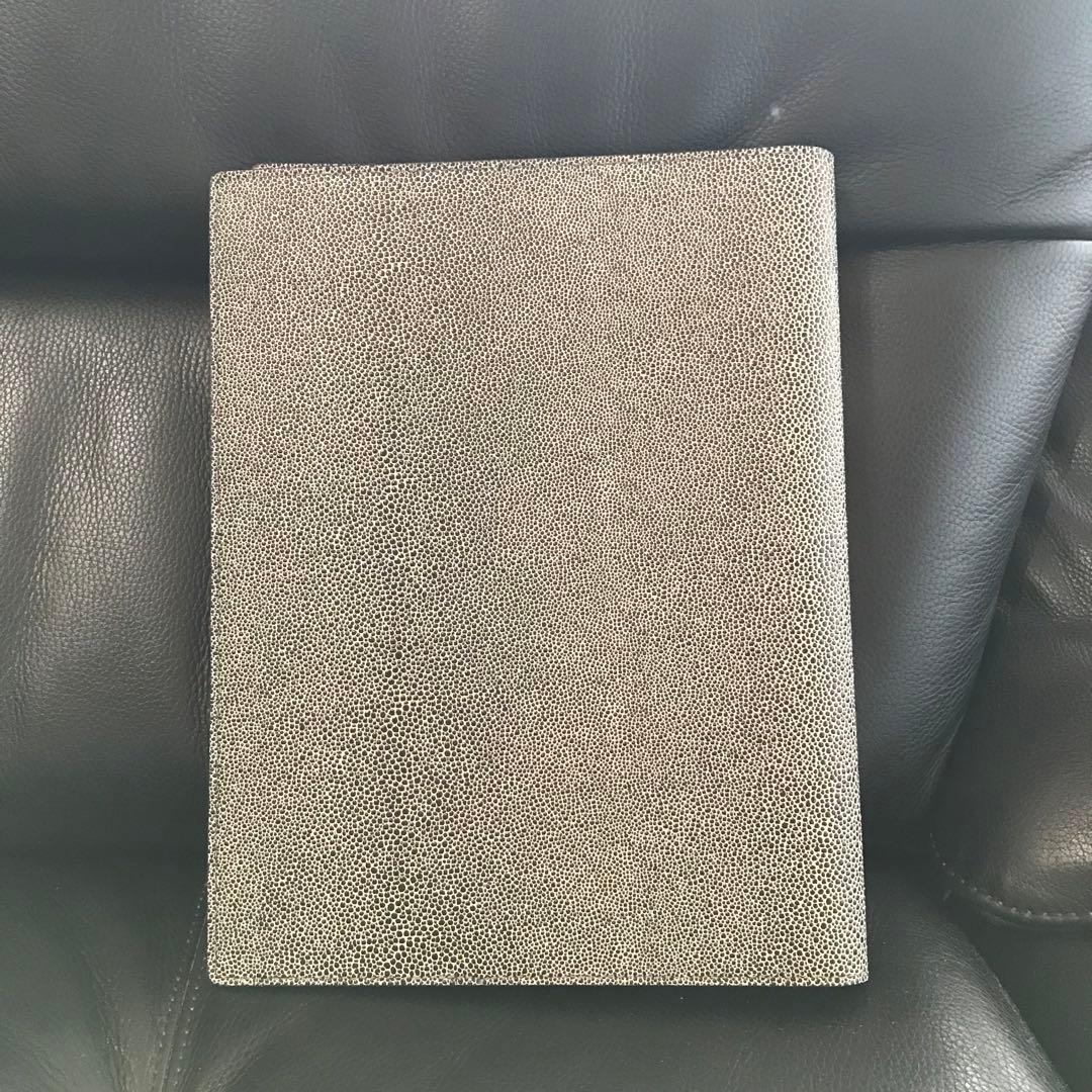 Pinetti スティングレイ エイ革 A4サイズノートカバー　レザーカバー